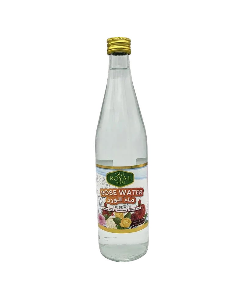 Royal Arm Pure Rose Water Glass Jar 500ml